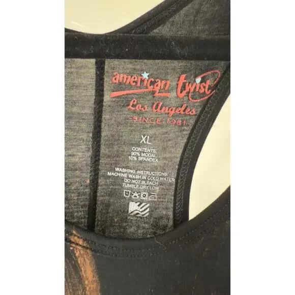 American Twist Maxi Dress - XL - Black with Rust Accents - Picture 3 of 3